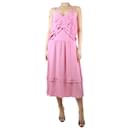 Pink slip dress - size UK 8 - Autre Marque