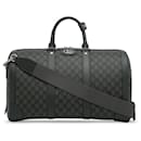 Gucci Gray Small GG Supreme Savoy Duffle Bag