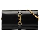 Gucci Black Jackie 1961 wallet on chain