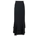 Moschino Couture Layered Ruched Long Skirt