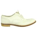 Zapatos Oxford de cuero blancos - Autre Marque