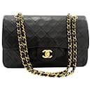 Black vintage 1991-94 medium Classic double flap bag - Chanel