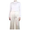 White roll-neck top - size S - Vince