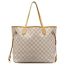 Louis Vuitton White Damier Azur Neverfull MM