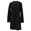 Vestido feminino Tommy Hilfiger Regular Fit em algodão preto