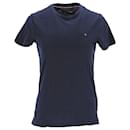 Camiseta feminina Heritage com gola redonda - Tommy Hilfiger
