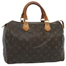 Louis Vuitton Monogram Speedy 30 Hand Bag M41526 LV Auth 67146