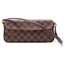 Louis Vuitton Damier Ebene Recoleta Canvas Shoulder Bag N51299 In excellent condition
