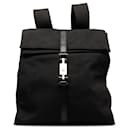 Gucci Black Canvas Jackie Backpack