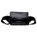 Bottega Veneta Black Perforated Leather Belt Bag