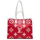 Louis Vuitton Rotes Monogramm Riese Onthego GM