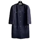 Botones de CC de 9K$ Abrigo de Tweed París / Edimburgo - Chanel