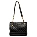 Black Chanel Quilted Lambskin Tote
