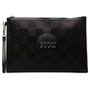Black Gucci GG Nylon Off The Grid Pouch Clutch Bag