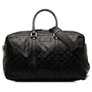 Black Gucci Guccissima Travel Bag