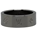 Grauer Louis Vuitton LV Instinct Gunmetal Ring 