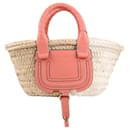 CHLOÉ Marcie Basket Mini Bolsa em Sunny Coral - Chloé