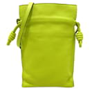 Green Loewe Flamenco Knot Crossbody Bag