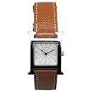 Brown Hermes Quartz Heure H Watch - Hermès