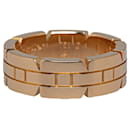 Ouro Cartier 18Anel Francês K Rose Gold Tank