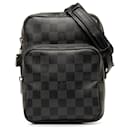 Black Louis Vuitton Damier Graphite Rem Crossbody Bag