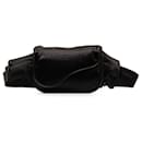 Black Dior Nylon Saddle Universe Belt Bag