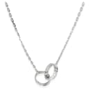 Cartier Love Fashion Necklace in 18K white gold 0.22 ctw