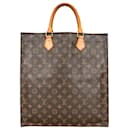 Louis Vuitton Canvas Monogram Sac Plat Handbag