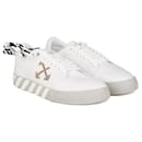 Off-White  Low Vulcanized Eco Canvas Sneakers - White Beige - Off White