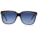 Óculos de sol de acetato preto vintage Paris Mod. 886-0 FA 01 - Jacques Fath