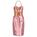 Burberry Halter Neck Dress in Pink Polyester