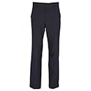 Gucci Polka Dot Trousers in Navy Blue Cotton