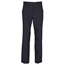 Pantaloni Gucci a Pois in Cotone Blu Navy