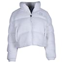 The North Face Quilted Puffer Jacket in White Polyester