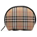 Burberry Brown House Check Pouch
