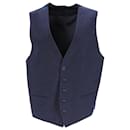 Tommy Hilfiger Mens Slim Fit Waistcoat in Blue Cotton