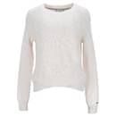 Tommy Hilfiger Womens Cable Knit Jumper in Cream Cotton
