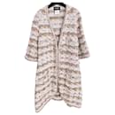 Giacca cardigan in tweed intrecciato con bottoni gioiello CC. - Chanel
