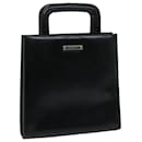 GUCCI Hand Bag Leather Black 001 2058 Auth ac2772 - Gucci