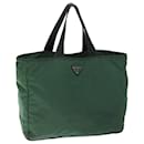 PRADA Tote Bag Nylon Green Auth 66810 - Prada
