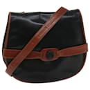 VALENTINO Shoulder Bag Leather Black Auth bs12193 - Valentino