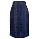 4K$ Lesage Ribbon Tweed Skirt - Chanel