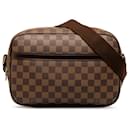 Brown Louis Vuitton Damier Ebene Reporter PM Crossbody Bag