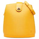 Gelbe Louis Vuitton Epi Cluny Schultertasche