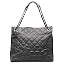 Black Chanel Large Caviar Chic Shopping Tote