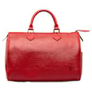 Rojo Louis Vuitton Epi Speedy 30 Bolsa de Boston
