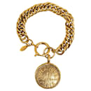 Chanel Dourado 31 Pulseira Medalhão Rue Cambon