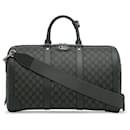 Gray Gucci Small GG Supreme Savoy Duffle Bag