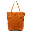 Orangefarbene Gucci Microguccissima-Tasche, schön