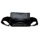 Black Bottega Veneta Perforated Leather Belt Bag